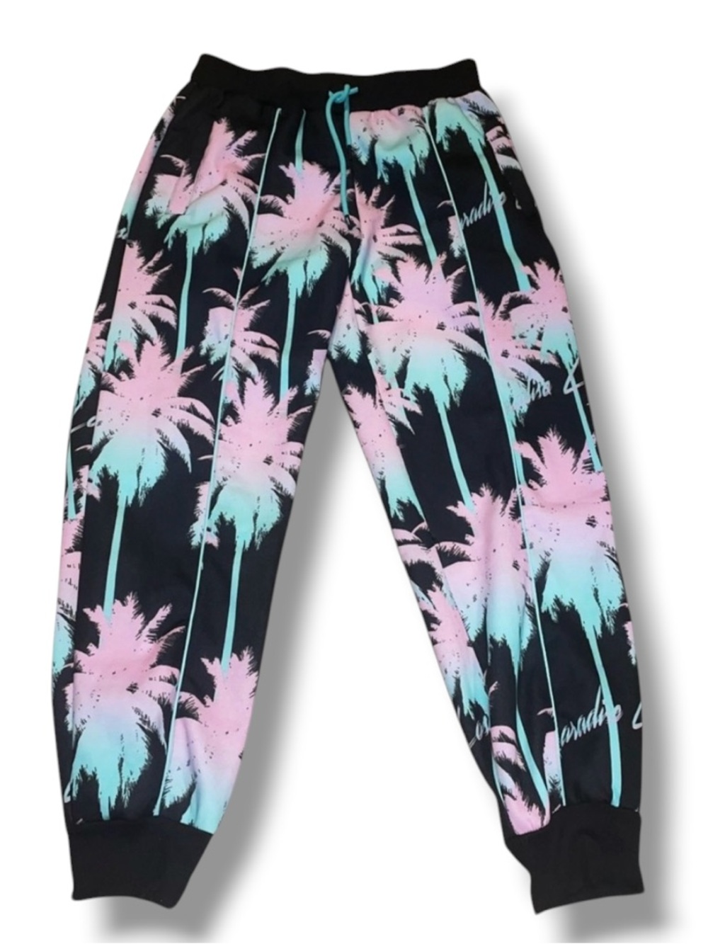 WESC Miami Vice color way piped joggers